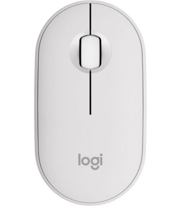 Мишка бездротова Logitech Pebble Mouse 2 M350s White (910-007013)