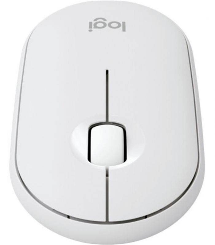 Мишка бездротова Logitech Pebble Mouse 2 M350s White (910-007013)