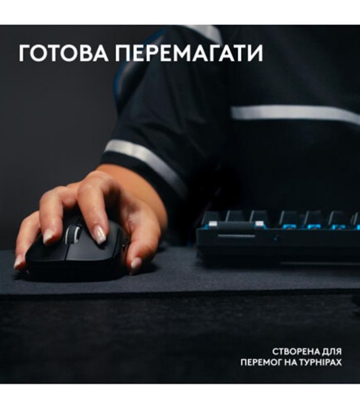 Клавiатура Logitech G PRO X TKL Lightspeed Black Tactile (920-012136)