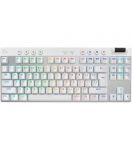 Клавiатура Logitech G PRO X TKL Lightspeed White Tactile (920-012148)
