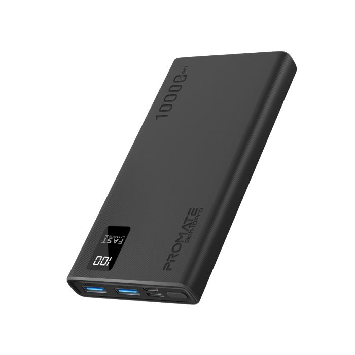 Універсальна мобільна батарея Promate Bolt-10Pro Black 10000mAh