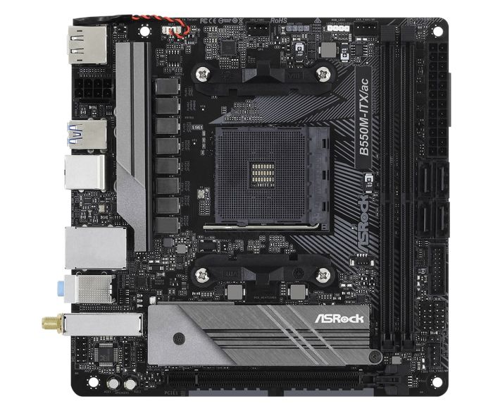 Материнська плата ASRock B550M-ITX/AC Socket AM4