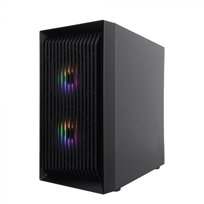 Корпус 1stPlayer BS-2-BK-3F1 Black без БЖ