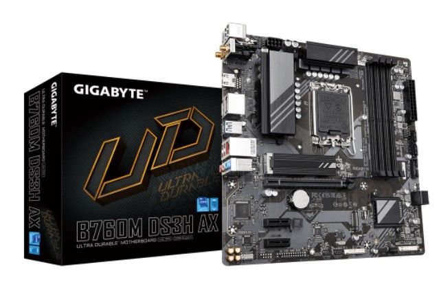 Материнська плата Gigabyte B760M DS3H AX  Socket 1700