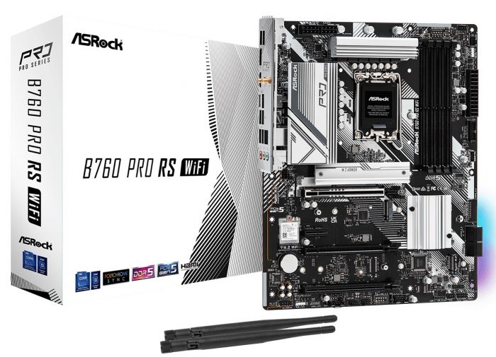 Материнська плата ASRock B760 Pro WiFi RS Socket 1700