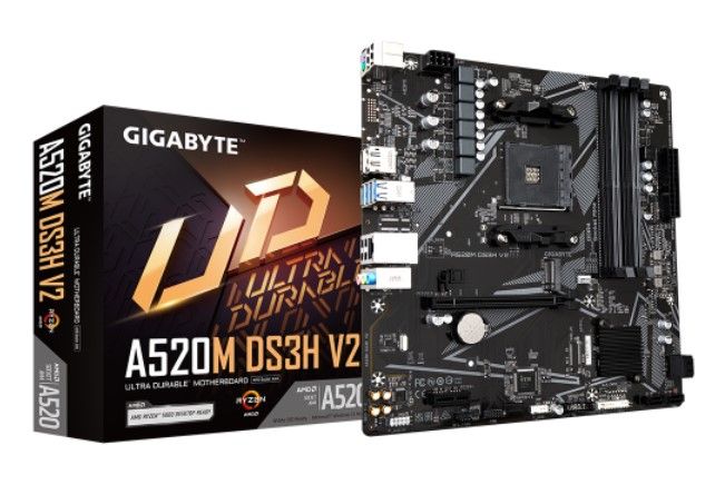 Материнська плата Gigabyte A520M DS3H V2 Socket AM4