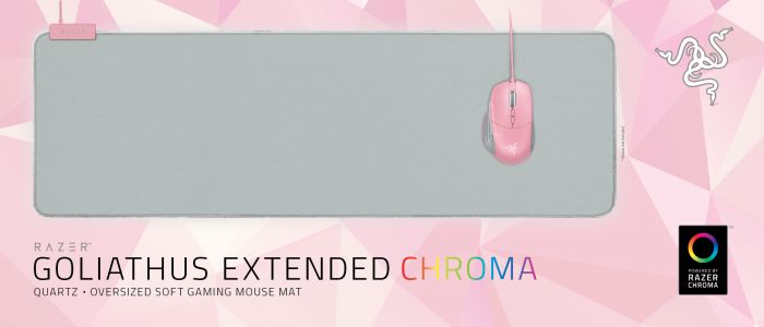 Ігрова поверхня Razer Goliathus Chroma Extended Quartz Grey (RZ02-02500316-R3M1)