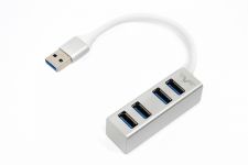 Концентратор USB Frime 4хUSB3.0 Silver (FH-30520)