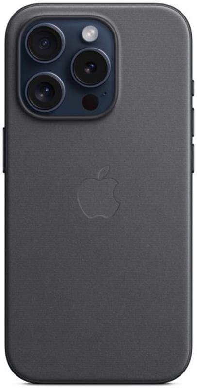 Чохол-накладка Apple FineWoven Case with MagSafe для Apple iPhone 15 Pro Black (MT4H3)