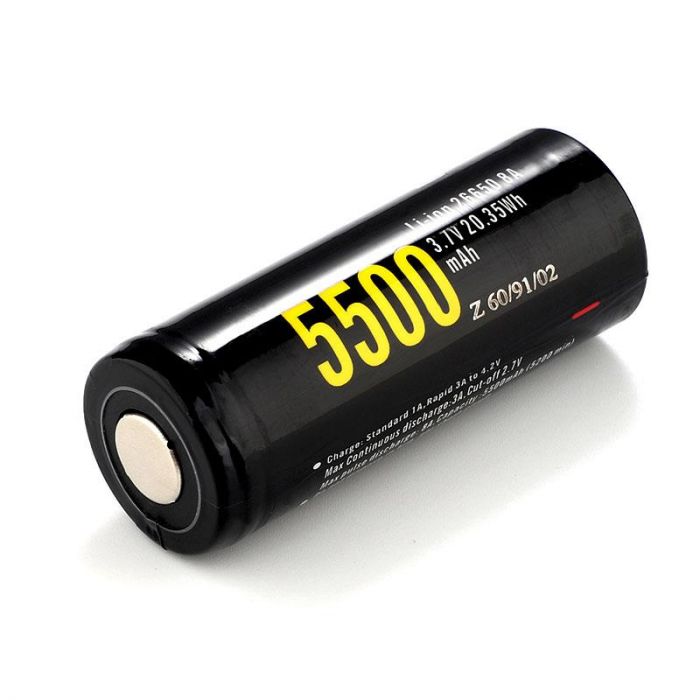 Акумулятор Soshine 26650 5500mAh 1шт