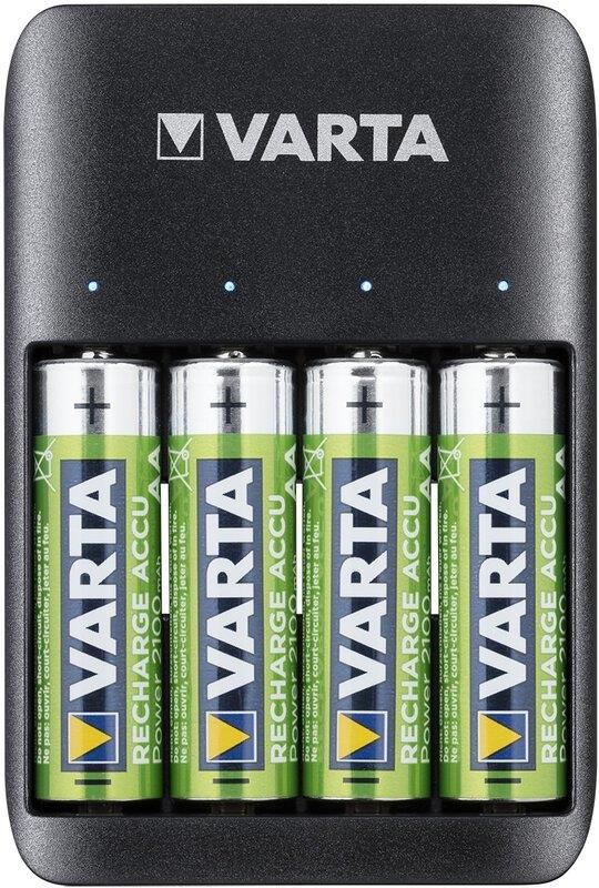 Зарядний пристрiй Varta Value USB Quattro Charger+4xAA 2100mAh (57652)