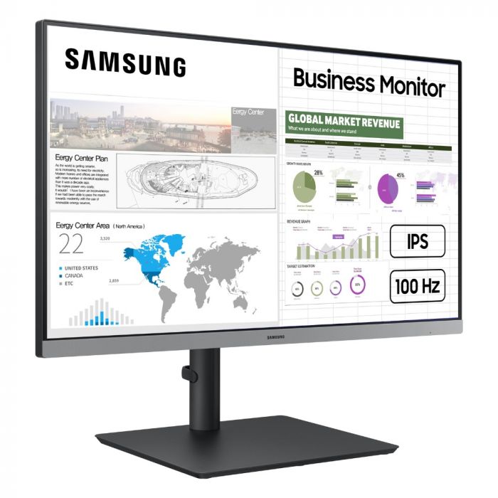 Монiтор Samsung 24" LS24C430G (LS24C430GAIXCI) IPS Black