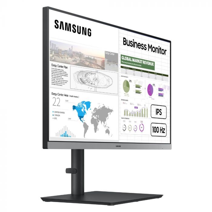 Монiтор Samsung 24" Essential LS24C430G (LS24C430GAIXCI) IPS Black