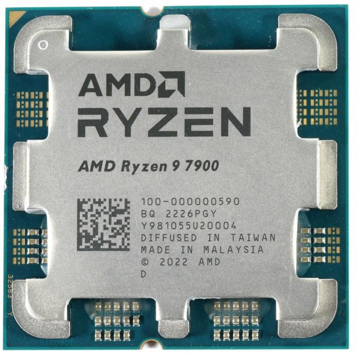 Процесор AMD Ryzen 9 7900 (3.7GHz 64MB 65W AM5) Box (100-100000590BOX)