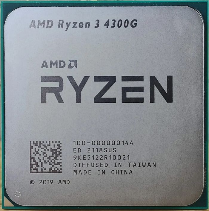 Процесор AMD Ryzen 3 4300G (3.8GHz 4MB 65W AM4) Box (100-100000144BOX)