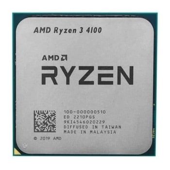 Процесор AMD Ryzen 3 4100 (3.8GHz 4MB 65W AM4) Box (100-100000510BOX)