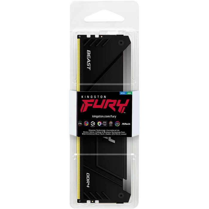 Модуль пам`яті DDR4 16GB/3200 Kingston Fury Beast RGB (KF432C16BB12A/16)