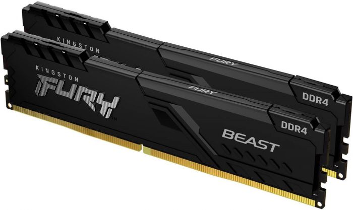 Модуль пам`ятi DDR4 2x8GB/2666 Kingston Fury Beast Black (KF426C16BBK2/16)