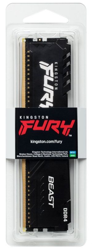 Модуль пам`ятi DDR4 16GB/3600 Kingston Fury Beast Black (KF436C18BB/16)