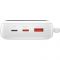 Універсальна мобільна батарея Baseus Qpow Digital Display Quick Charging Power Bank 20W 20000mAh White (PPQD-H02) (1283126558955)