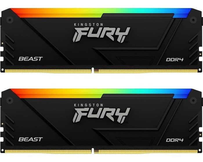 Модуль пам`яті DDR4 2x16GB/3600 Kingston Fury Beast RGB (KF436C18BB2AK2/32)