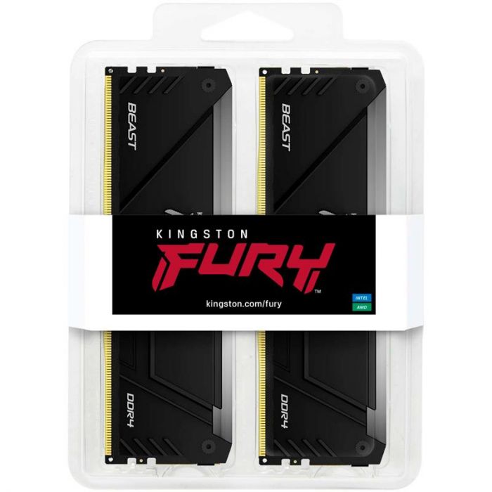 Модуль пам`яті DDR4 2x16GB/3600 Kingston Fury Beast RGB (KF436C18BB2AK2/32)