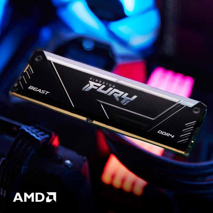 Модуль пам`яті DDR4 2x8GB/3600 Kingston Fury Beast RGB Black (KF436C17BB2AK2/16)