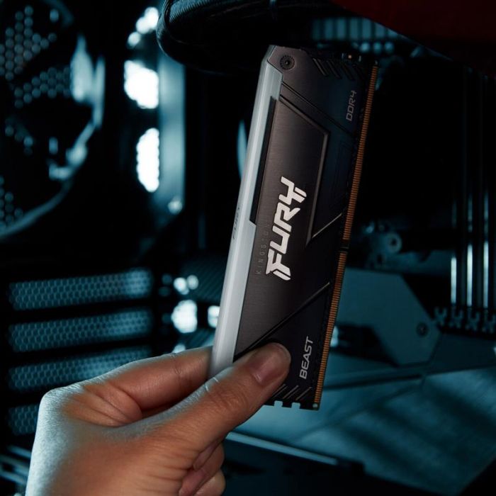 Модуль пам`яті DDR4 2x8GB/3200 Kingston Fury Beast RGB (KF432C16BB2AK2/16WP)