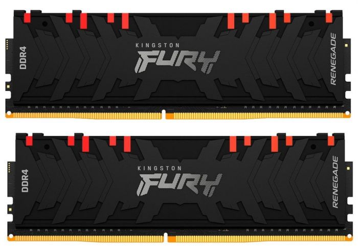 Модуль пам`яті DDR4 2x8GB/3200 Kingston Fury Renegade RGB (KF432C16RBAK2/16)