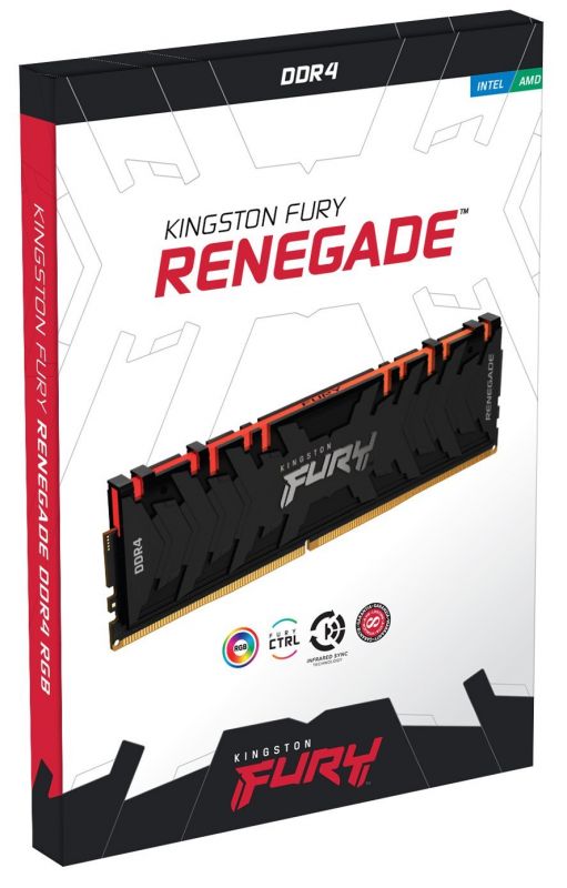 Модуль пам`яті DDR4 2x32GB/3600 Kingston Fury Renegade RGB (KF436C18RBAK2/64)