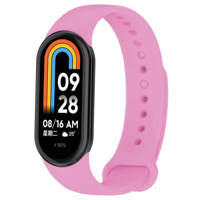 Силіконовий ремінець BeCover для Xiaomi Mi Smart Band 8 Hot Pink (709391)