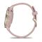 Смарт-годинник Garmin Venu 3s Soft Gold Stainless Steel Bezel with Dust Rose Case and Silicone Band (010-02785-53)