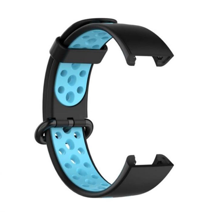 Ремінець BeCover Vents Style для Xiaomi Redmi Smart Band 2 Black-Blue (709421)