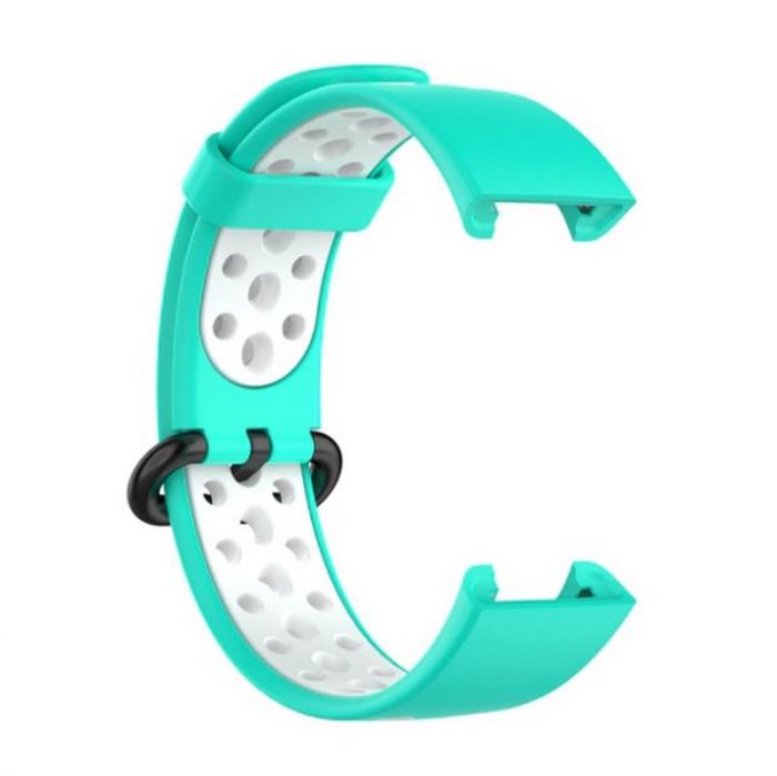 Ремінець BeCover Vents Style для Xiaomi Redmi Smart Band 2 Turquoise-White (709428)