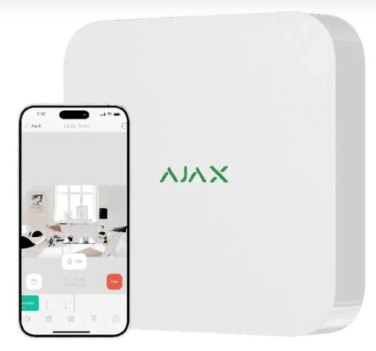 Відеореєстратор Ajax NVR (16ch) white