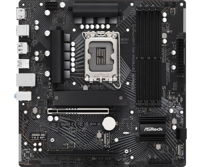 Материнська плата ASRock B760M PG Lightning Socket 1700