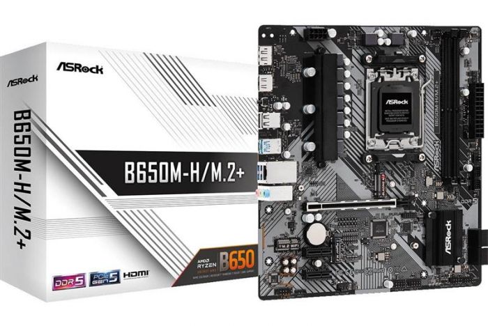 Материнська плата ASRock B650M-H/M.2+ Socket AM5