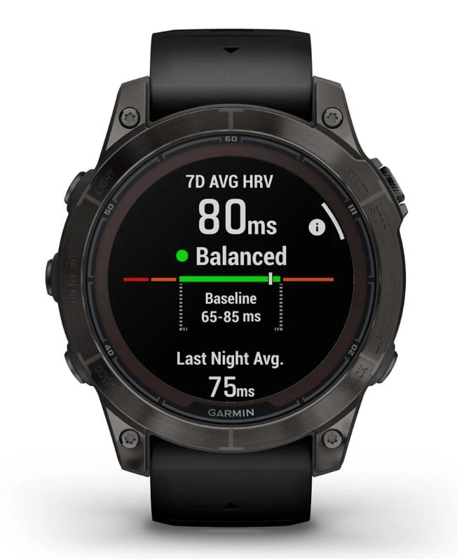 Смарт-годинник Garmin Fenix 7 Pro Sapphire Solar Carbon Gray DLC Titanium with Black Silicone (010-02777-54)