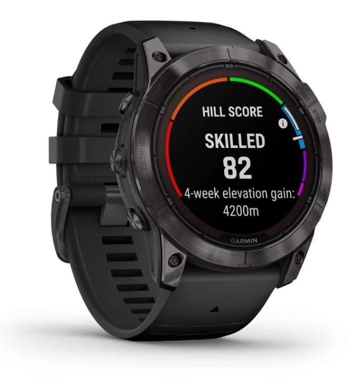 Смарт-годинник Garmin Fenix 7X Pro Sapphire Solar Carbon Gray DLC Titanium with Black Band (010-02778-54)