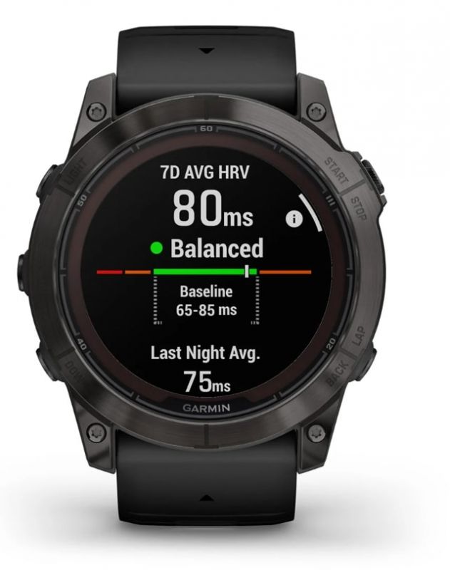 Смарт-годинник Garmin Fenix 7X Pro Sapphire Solar Carbon Gray DLC Titanium with Black Band (010-02778-54)