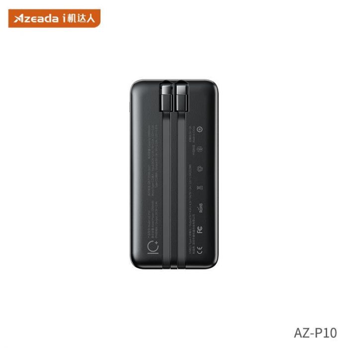 Універсальна мобільна батарея Proda Azeada Shilee AZ-P10 10000mAh 22.5W Black (PD-AZ-P10-BK)