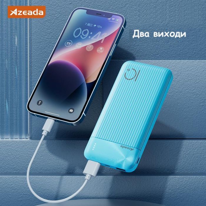 Універсальна мобільна батарея Proda Azeada Qidian AZ-P08 10000mAh Black (AZ-P08-BK)