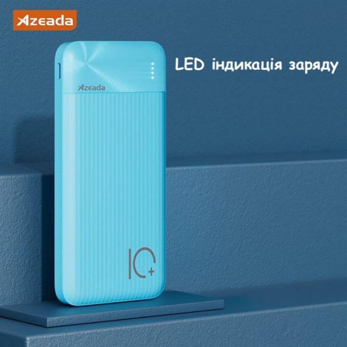 Універсальна мобільна батарея Proda Azeada Qidian AZ-P08 10000mAh Black (AZ-P08-BK)