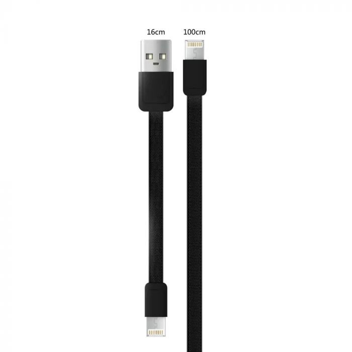 Кабель WK WDC-009 M&S USB - Lightning + micro USB (M/M), 1 м, Black (2000700004696)