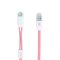 Кабель Remax RC-025t Gemini Lightning/microUSB, 1м Pink (6954851251286)