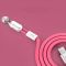 Кабель Remax RC-025t Gemini Lightning/microUSB, 1м Pink (6954851251286)