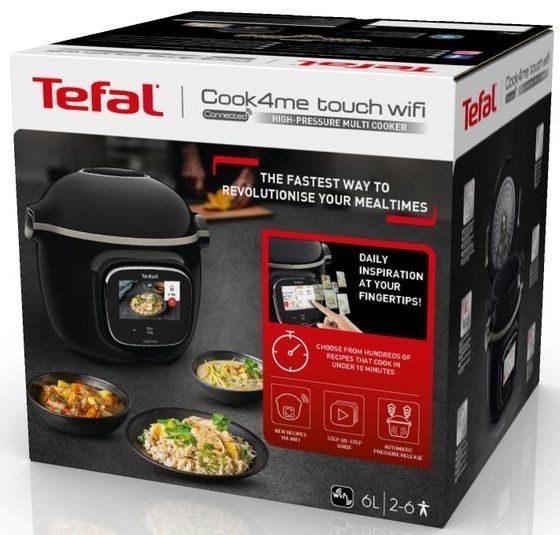 Мультиварка-скороварка Tefal Cook4me Touch CY912830