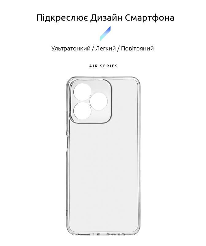 Чохол-накладка Armorstandart Air для Realme C53 NFC Camera cover Transparent (ARM71019)