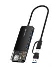 Концентратор Cabletime USB Type C - 4 Port USB 3.0, 0.15 cm (CB03B)