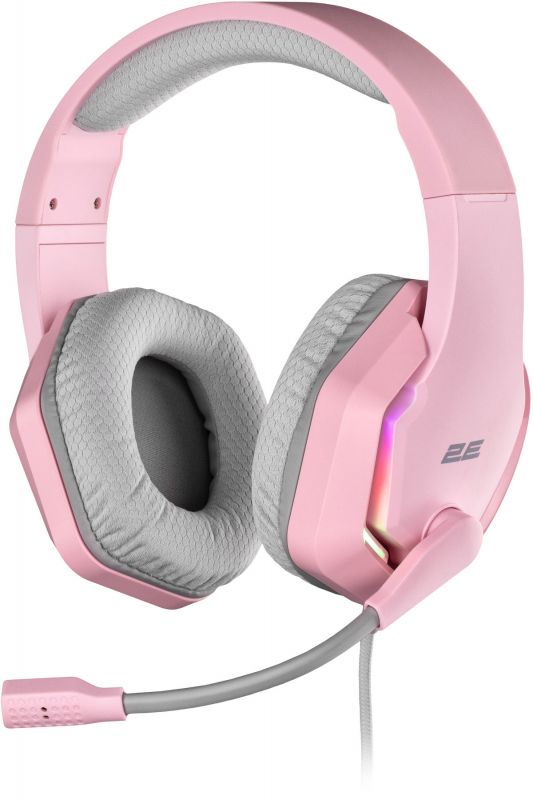 Гарнітура 2E Gaming HG315 RGB USB 7.1 Pink (2E-HG315PK-7.1)